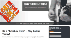 Desktop Screenshot of learn-to-play-rock-guitar.com